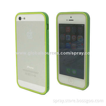 Dual-injection Two-tone Colored PC Cases for iPhone 5S, Various Colors Available